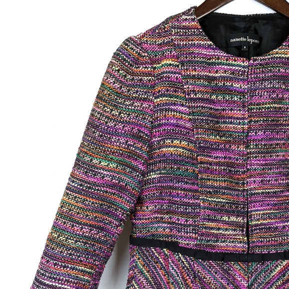 Nanette Lepore Juke Box Tweed Jacket - Picture 3 of 14